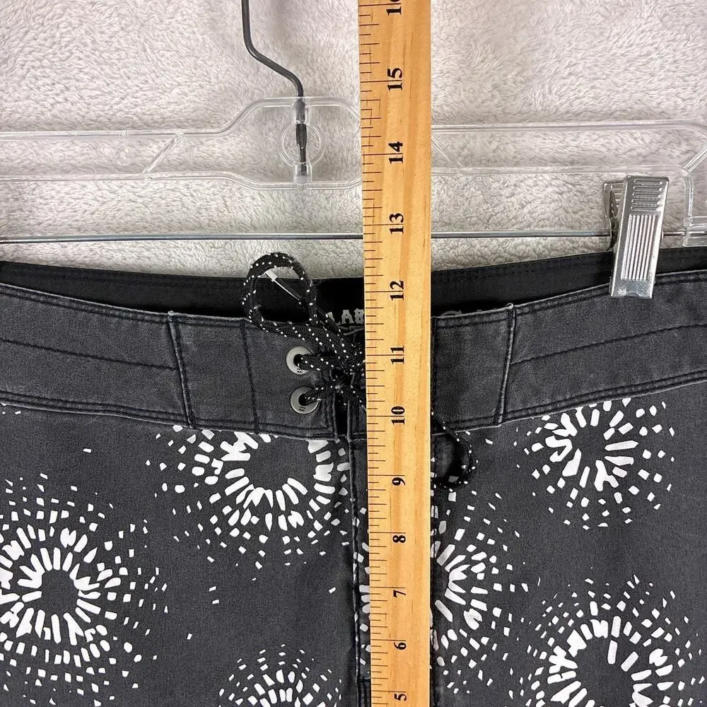 Billabong Board Shorts Men 36 Black Sundays Recycler Sun Faded Beach Summer Y2K